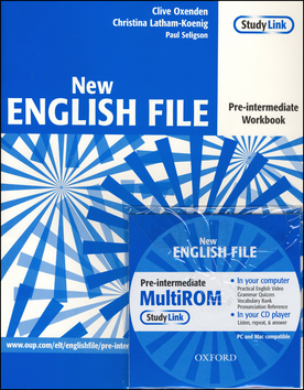 New English file Pre-intermediate Workbook + CD ROM pack