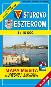 Štúrovo Esztergom 1 : 10 000 Mapa mesta