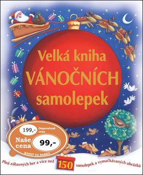 Velká kniha vánočních samolepek