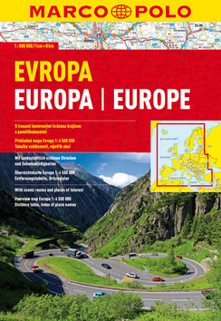 Evropa-Europa/atlas-spirála 1:800 000 MD