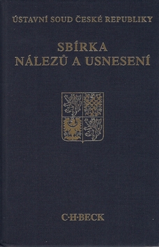 Sbírka nálezů a usnesení ÚS ČR, svazek 63