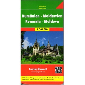 Automapa Rumunsko, Moldavsko 1:500 000