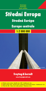 Automapa Střední Evropa 1:2 000 000
