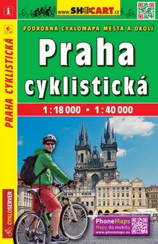 Praha cyklistická 1:18 000/1:40 000