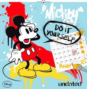 W. D. Mickey Mouse DIY - nástěnný kalendář