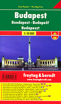 Plán města Budapešť 1:10 000