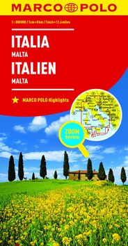 Itálie Italia Italien 1:800 000