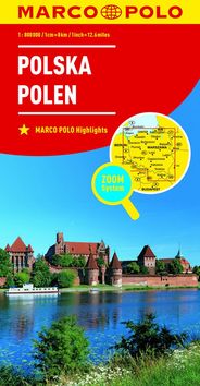 Polsko Polska Polen 1:800 000
