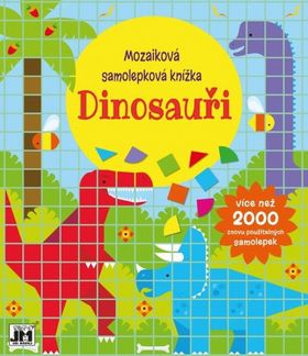 Mozaiková samolepková knížka Dinosauři
