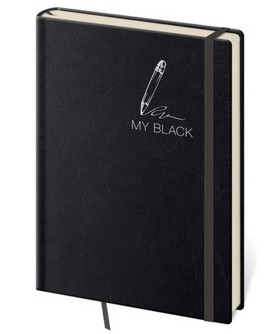 Zápisník My Black M linkovaný