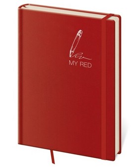 Zápisník My Red S linkovaný
