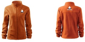 Jacket fleece dámský oranžová XS