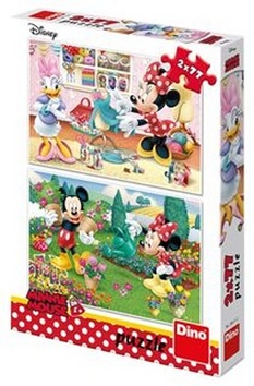 Puzzle 2x77 Pracovitá Minnie