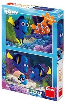 Puzzle 2x77 Hledá se Dory