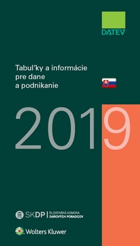 Tabuľky a informácie pre dane a podnikanie 2019