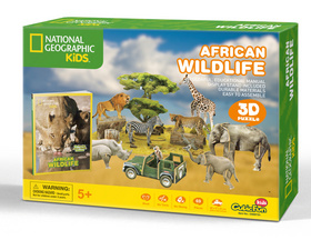 Puzzle 3D Africká divočina 69D