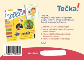 Voucher Tečka! roční předplatné