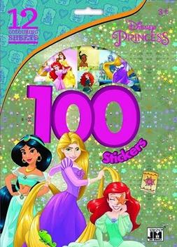 100 samolepek Princezny