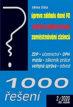 1000 řešení Úprava základu daně FO Soubežná výdělečná činnost