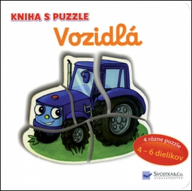 Vozidlá Kniha s puzzle