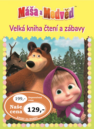 Máša a medvěd 2 Velká kniha čtení a zábavy