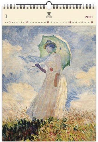 Dřevěný obrazový kalendář 2021 Monet