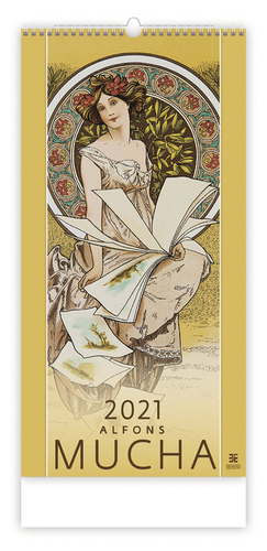 Alfons Mucha - nástěnný kalendář 2021