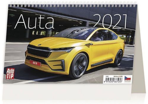 Auta - stolní kalendář 2021
