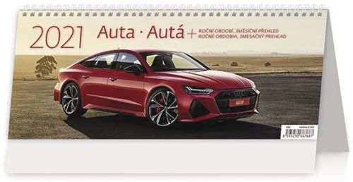 Auta/Autá - stolní kalendář 2021