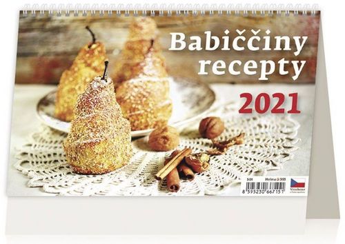 Babiččiny recepty - stolní kalendář 2021