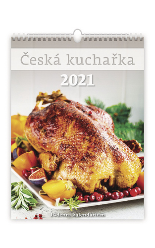 Česká kuchařka - nástěnný kalendář 2021