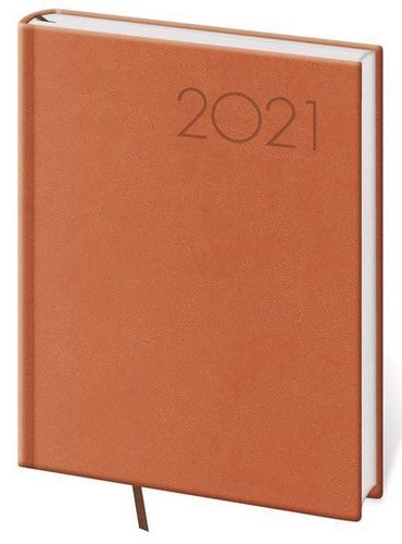 Diář 2021 denní B6 Print - oranžová
