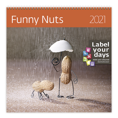Funny Nuts - nástěnný LP kalendář 2021