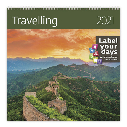 Travelling - nástěnný LP kalendář 2021