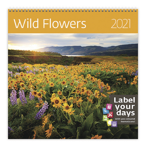 Wild Flowers - nástěnný LP kalendář 2021
