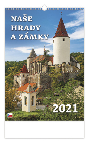 Naše hrady a zámky - nástěnný kalendář 2021