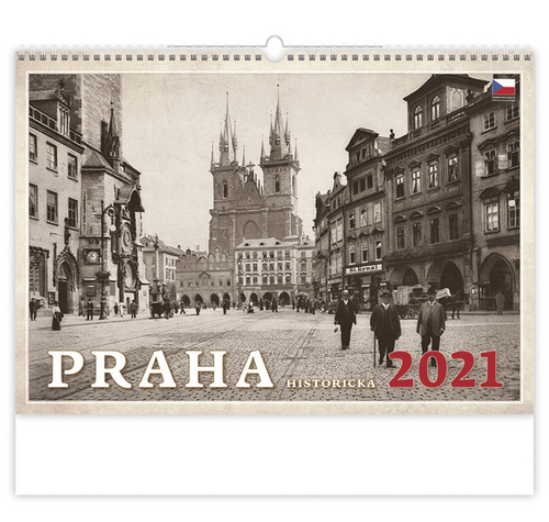 Praha historická - nástěnný kalendář 2021