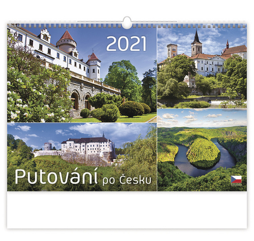Putování po Česku - nástěnný kalendář 2021