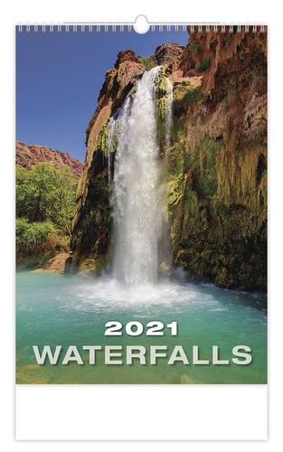 Waterfalls - nástěnný kalendář 2021