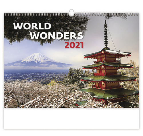 World Wonders - nástěnný kalendář 2021