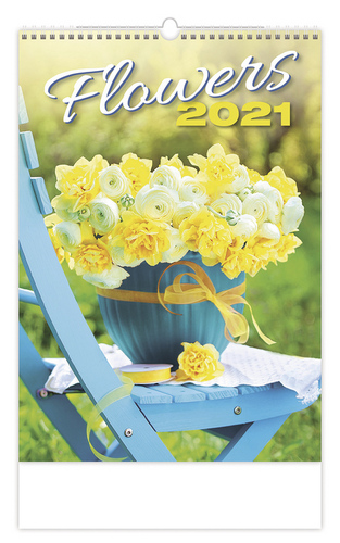 Flowers - nástěnný kalendář 2021