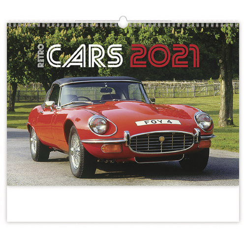 Retro Cars - nástěnný kalendář 2021