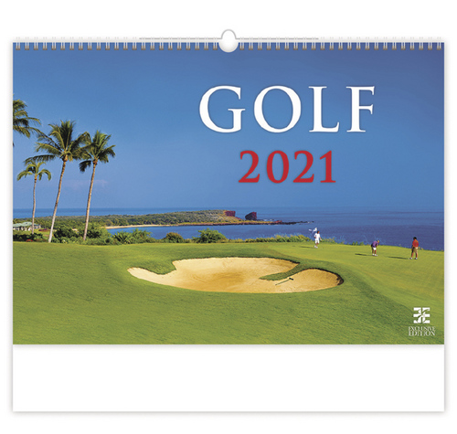 Golf - nástěnný kalendář 2021