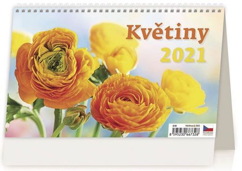 Květiny - stolní kalendář 2021