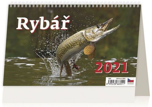 Rybář - stolní kalendář 2021