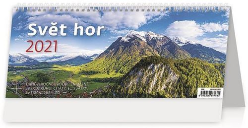 Svět hor - stolní kalendář 2021