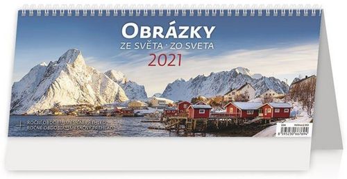 Obrázky ze světa/Obrázky zo sveta - stolní kalendář 2021