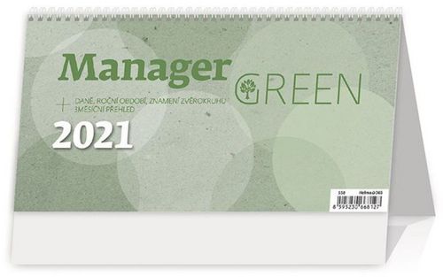 Manager Green - stolní kalendář 2021