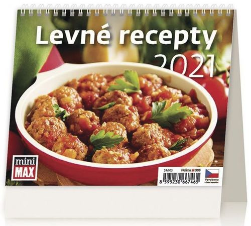 MiniMax Levné recepty - stolní kalendář 2021