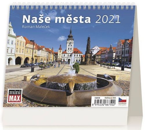 MiniMax Naše města - stolní kalendář 2021